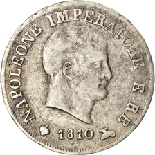 Monnaie, États italiens, KINGDOM OF NAPOLEON, Napoleon I, 10 Soldi, 1810