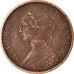 Coin, Great Britain, Victoria, Farthing, 1866, EF(40-45), Bronze, KM:747.2