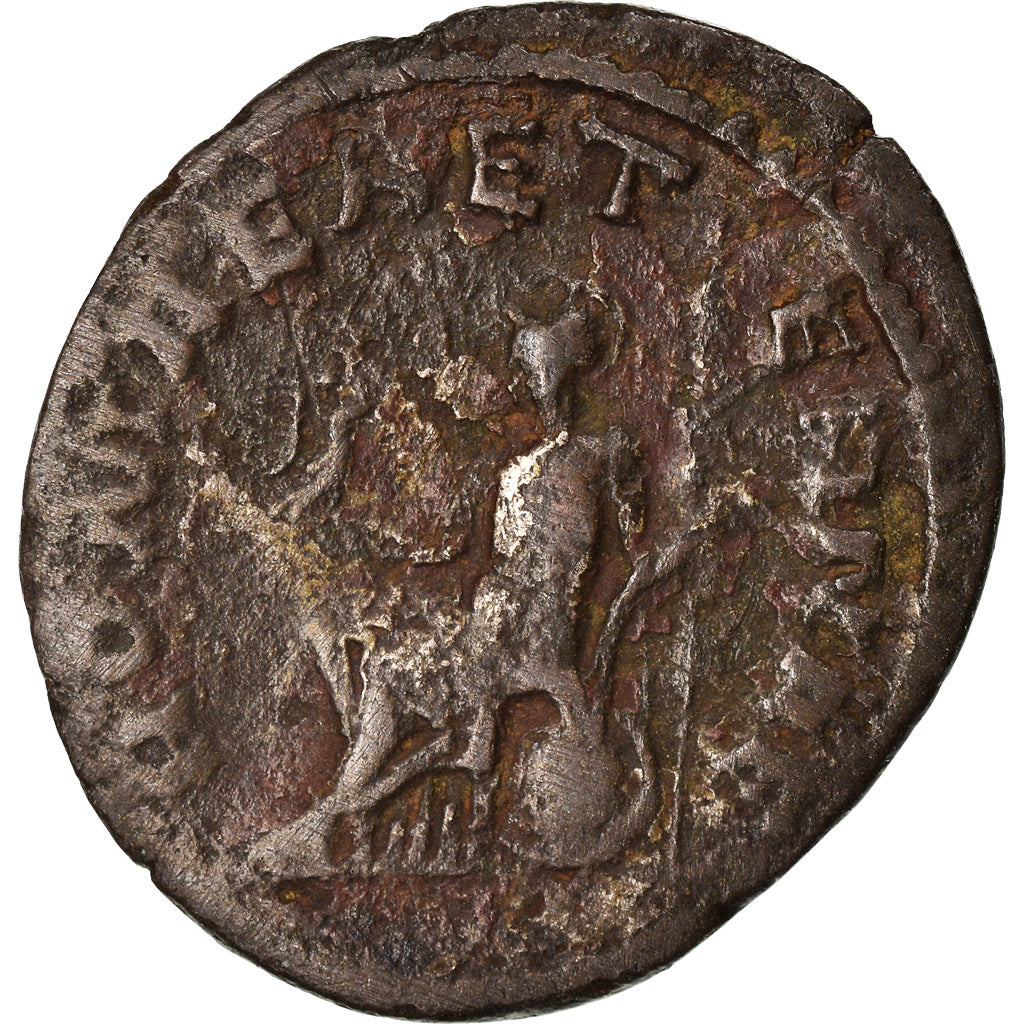 Coin, Valerian I, Antoninianus, 253-254, Antioch, VF(20-25), Billon, RIC:120