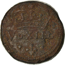 Munten, Frankrijk, Louis XIII, Demi-Franc, Poids Monétaire, ZF, Tin