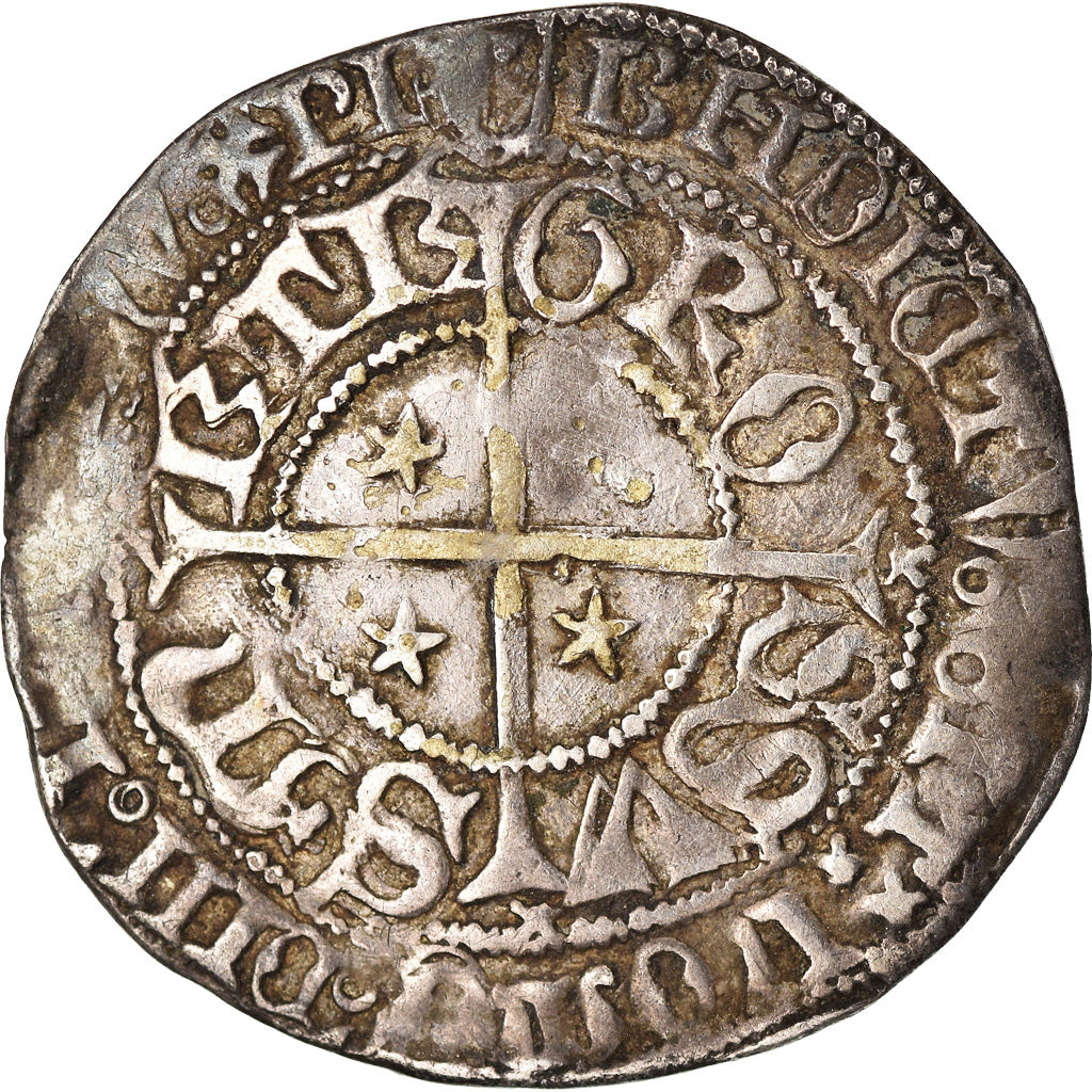 Munten, Frankrijk, Gros, Metz, FR+, Zilver, Boudeau:1659