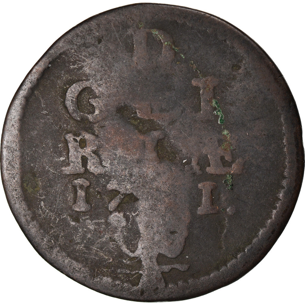 Monnaie, Pays-Bas, GELDERLAND, Duit, 1751, B+, Cuivre, KM:83