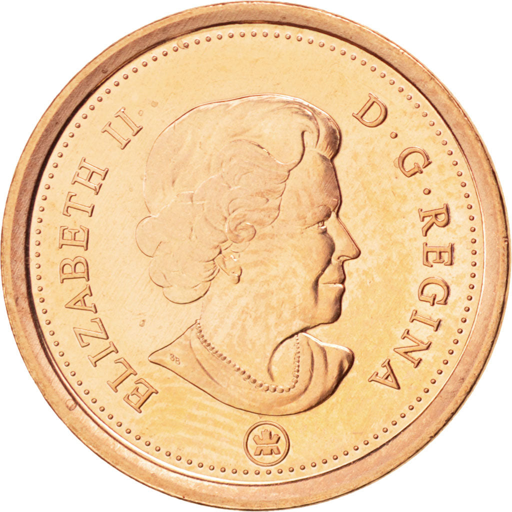CANADA, Cent, 2011, Royal Canadian Mint, KM #490a, MS(63), Copper Plated Steel,.