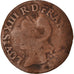 Moneta, Francja, Louis XIII, Double Tournois, 1642, F(12-15), Miedź