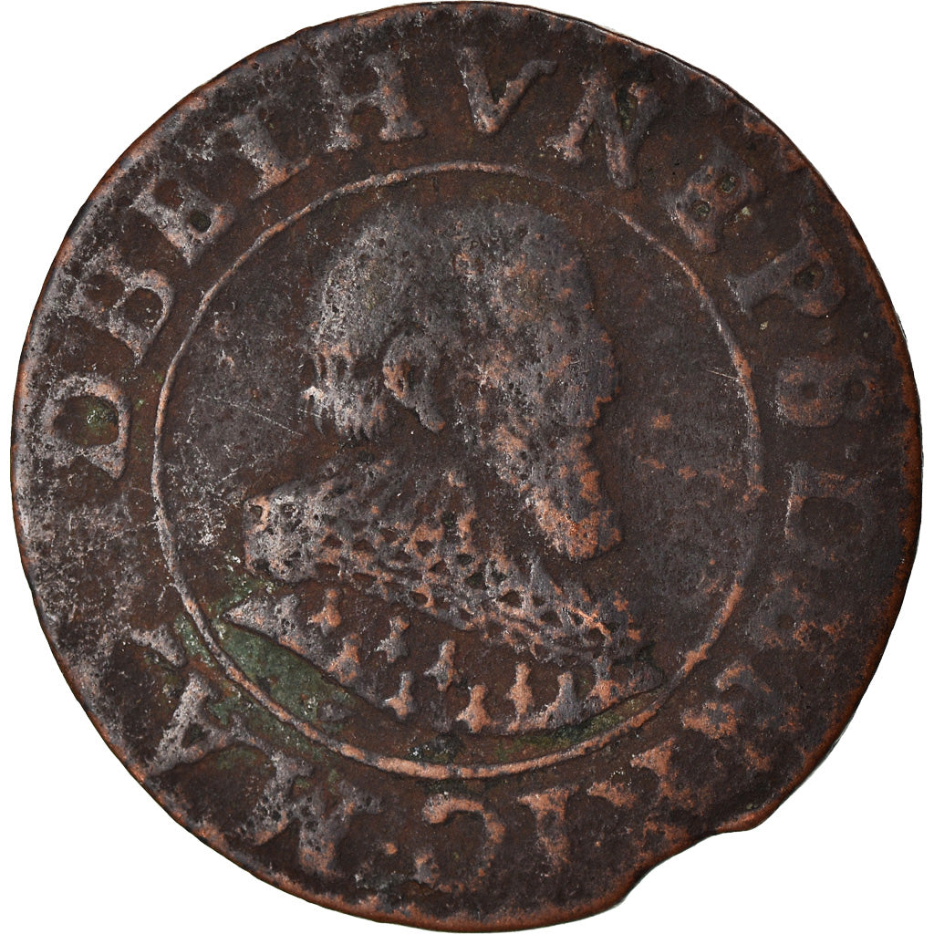 Coin, FRENCH STATES, BOISBELLE & HENRICHEMONT, Maximilien I of Bethune, Double