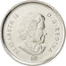 CANADA, 5 Cents, 2013, Royal Canadian Mint, KM #491, MS(63), Nickel Plated...