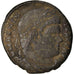 Moneda, Magnentius, Maiorina, 350, Lyon - Lugdunum, BC+, Cobre, RIC:112