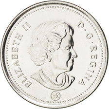 CANADA, 25 Cents, 2013, Royal Canadian Mint, KM #493, MS(63), Nickel Plated...
