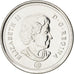 CANADA, 25 Cents, 2013, Royal Canadian Mint, KM #493, MS(63), Nickel Plated...