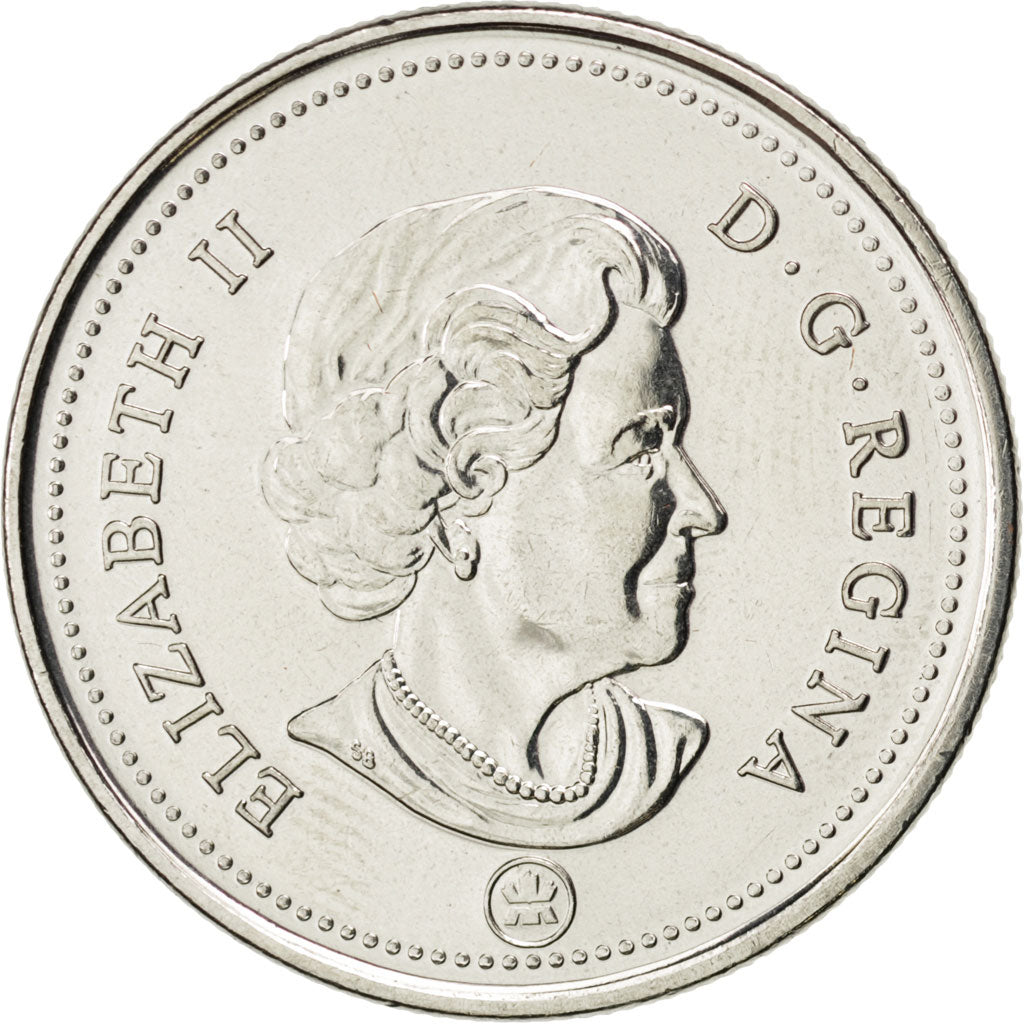 CANADA, 50 Cents, 2013, Royal Canadian Mint, KM #494, MS(63), Nickel Plated...