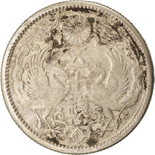 Münze, Japan, Yoshihito, 50 Sen, 1923, S, Silber, KM:46
