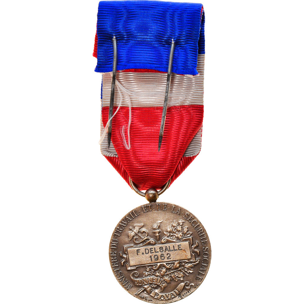 França, Ministère du Travail et de la Sécurité Sociale, Medal, 1962