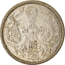 Moneta, Giappone, Yoshihito, 50 Sen, 1924, SPL-, Argento, KM:46