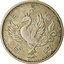 Moneta, Giappone, Hirohito, 100 Yen, 1957, BB, Argento, KM:77