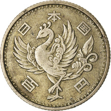 Moneta, Giappone, Hirohito, 100 Yen, 1957, BB, Argento, KM:77