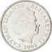 CAYMAN ISLANDS, 5 Cents, 2002, British Royal Mint, KM #132, MS(63), Nickel...