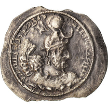 Monnaie, Royaume Sassanide, Yazdgard I, Drachme, AS (Aspahan), TB+, Argent