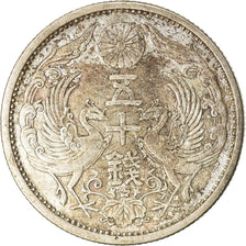 Monnaie, Japon, Yoshihito, 50 Sen, 1925, TTB+, Argent, KM:46