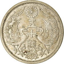 Coin, Japan, Hirohito, 50 Sen, 1936, AU(55-58), Silver, KM:50