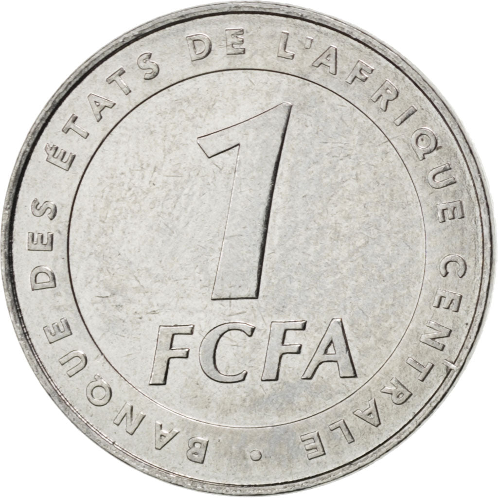 CENTRAL AFRICAN STATES, Franc, 2006, Paris, KM #16, MS(63), Stainless Steel,...