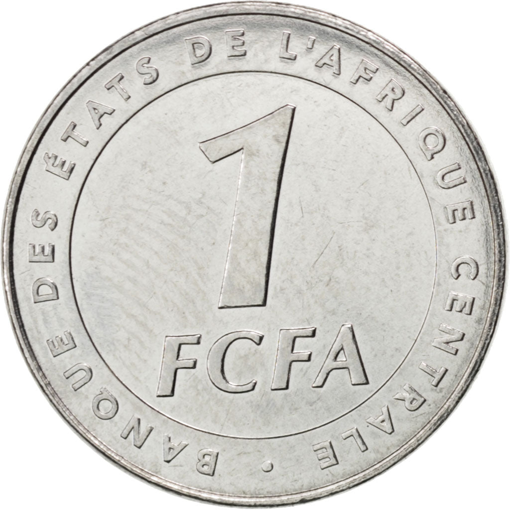 CENTRAL AFRICAN STATES, Franc, 2006, Paris, KM #16, MS(63), Stainless Steel,...