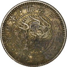 Moneta, Giappone, Mutsuhito, 20 Sen, 1897, BB, Argento, KM:24