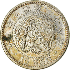 Coin, Japan, Mutsuhito, 10 Sen, 1895, AU(55-58), Silver, KM:23