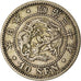 Moneta, Giappone, Mutsuhito, 10 Sen, 1897, BB, Argento, KM:23