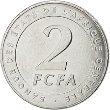 CENTRAL AFRICAN STATES, 2 Francs, 2006, Paris, KM #17, MS(63), Stainless Steel,.