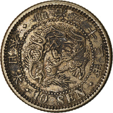 Coin, Japan, Mutsuhito, 10 Sen, 1900, AU(50-53), Silver, KM:23
