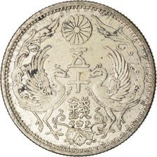 Monnaie, Japon, Yoshihito, 50 Sen, 1923, SUP, Argent, KM:46