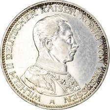 Moneta, Stati tedeschi, PRUSSIA, Wilhelm II, 3 Mark, 1914, Berlin, BB+, Argento