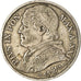 Münze, Italien Staaten, PAPAL STATES, Pius IX, 2 Lire, 1867, Roma, S+, Silber