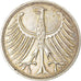 Monnaie, République fédérale allemande, 5 Mark, 1967, Stuttgart, TTB+