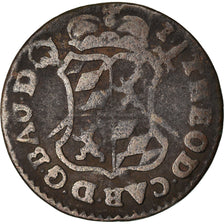 Monnaie, LIEGE, John Theodore, Liard, 1750, Liege, TB, Cuivre, KM:155