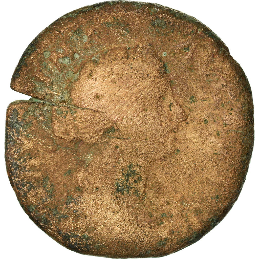 Moneta, Faustina II, Sesterzio, 161-175, Roma, B, Bronzo