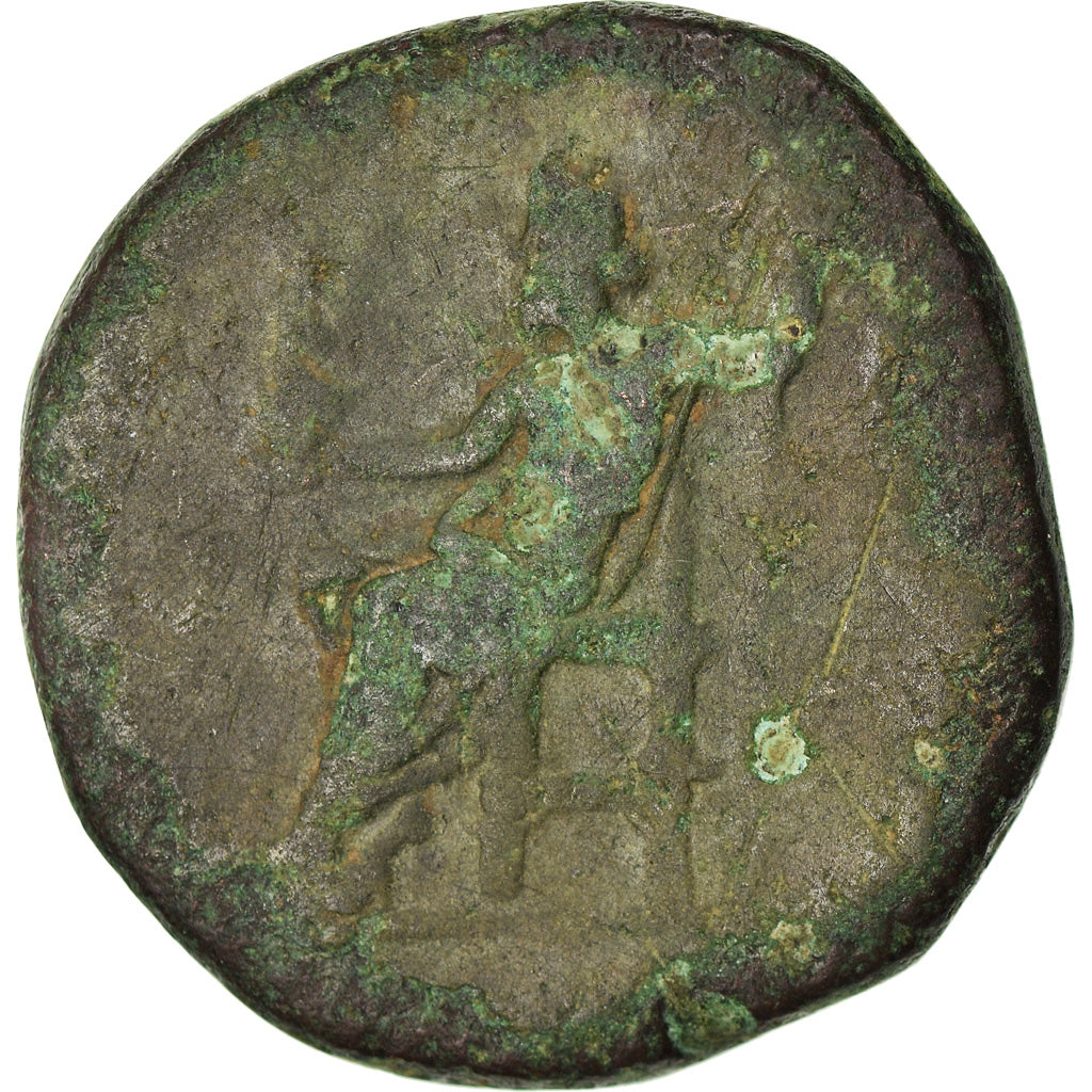 Münze, Marcus Aurelius, Sesterz, 174-175, Rome, S, Bronze, RIC:1096