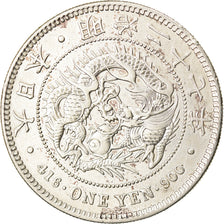 Coin, Japan, Mutsuhito, Yen, 1894, AU(50-53), Silver, KM:A25.3