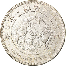 Coin, Japan, Mutsuhito, Yen, 1894, AU(50-53), Silver, KM:A25.3
