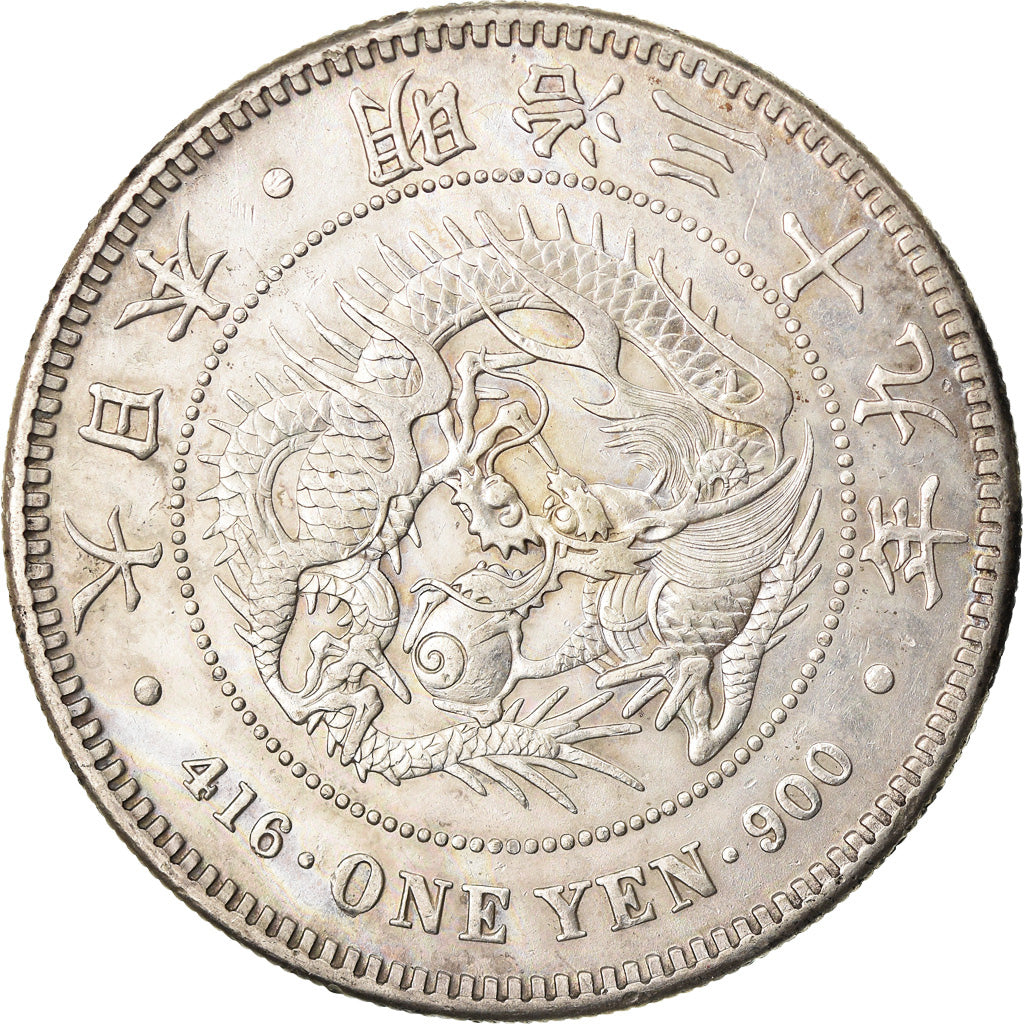 Münze, Japan, Mutsuhito, Yen, 1906, VZ, Silber, KM:A25.3