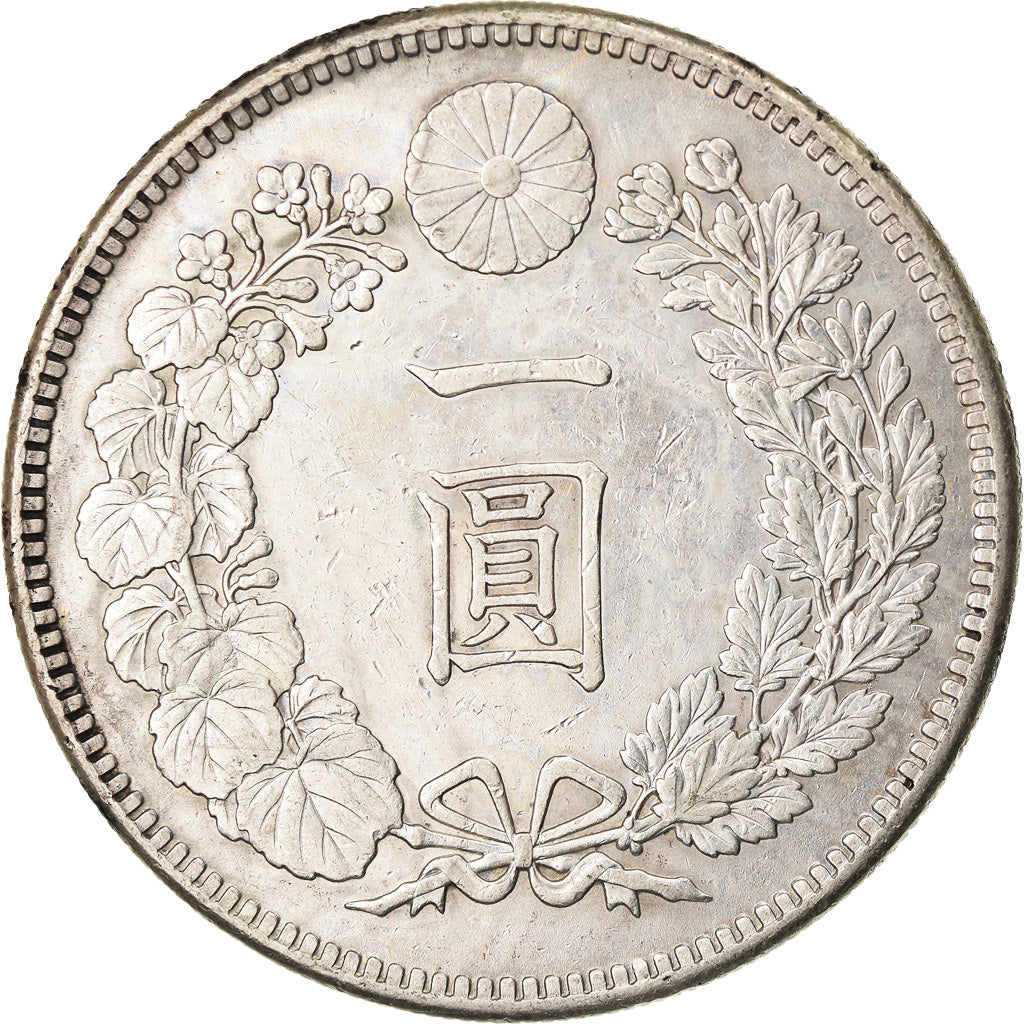 Münze, Japan, Mutsuhito, Yen, 1906, VZ, Silber, KM:A25.3