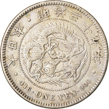 Münze, Japan, Mutsuhito, Yen, 1906, VZ, Silber, KM:A25.3