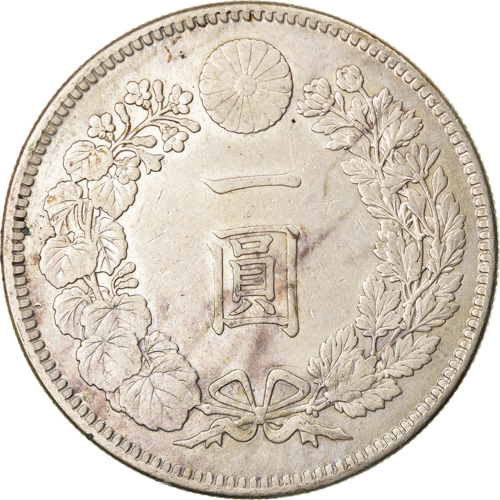 Münze, Japan, Mutsuhito, Yen, 1906, VZ, Silber, KM:A25.3