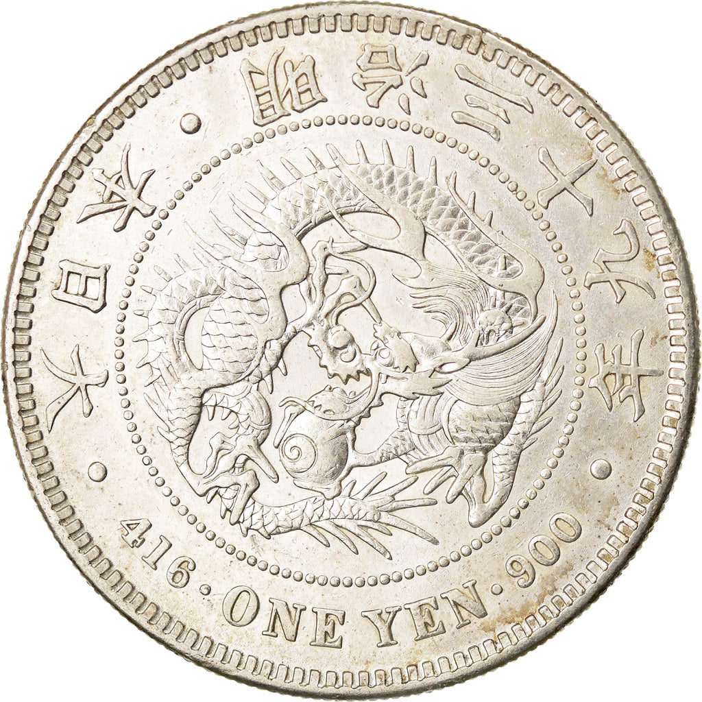 Moneta, Giappone, Mutsuhito, Yen, 1906, BB+, Argento, KM:A25.3
