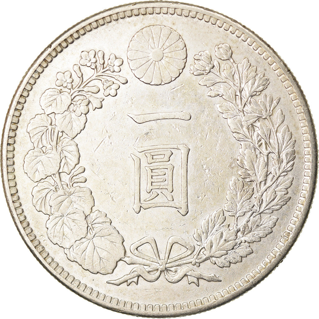 Moneta, Giappone, Mutsuhito, Yen, 1906, BB+, Argento, KM:A25.3