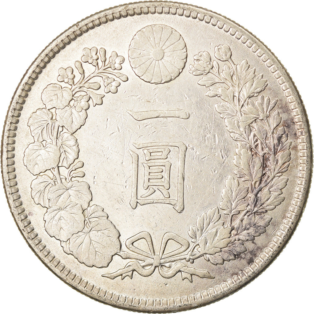 Moneta, Giappone, Mutsuhito, Yen, 1906, BB+, Argento, KM:A25.3