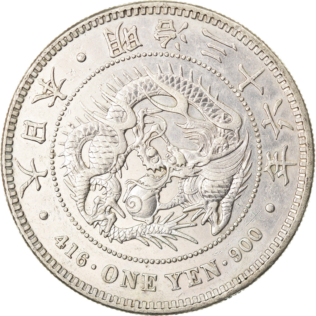 Münze, Japan, Mutsuhito, Yen, 1903, VZ, Silber, KM:A25.3