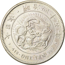 Moneta, Giappone, Mutsuhito, Yen, 1912, SPL-, Argento, KM:A25.3