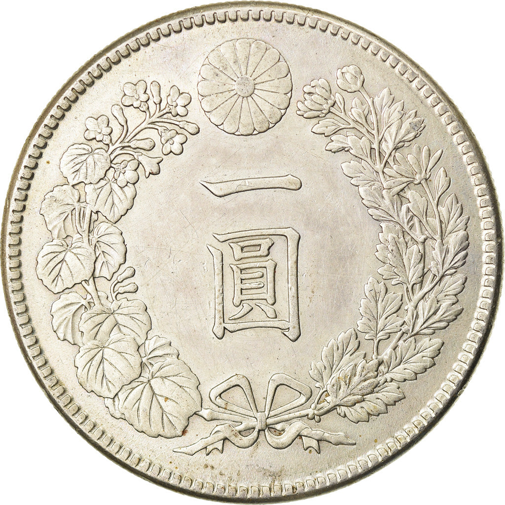Moneta, Giappone, Mutsuhito, Yen, 1912, SPL-, Argento, KM:A25.3
