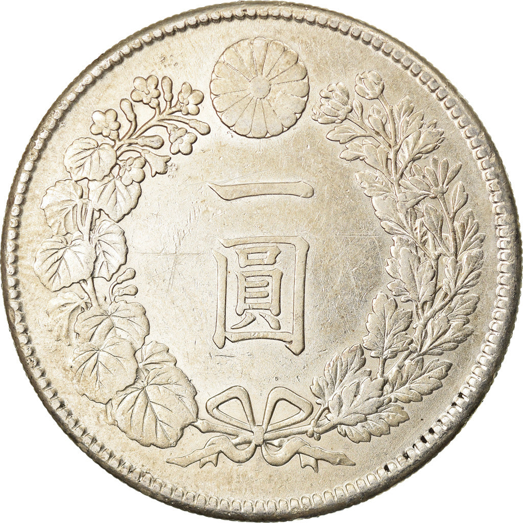 Münze, Japan, Mutsuhito, Yen, 1912, SS+, Silber, KM:A25.3